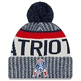 New England Patriots New Era 2017 NFL Official Sideline Sport Knit Hat - Classic