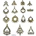 LolliBeads (TM Antiqued Bronze Earring Chandelier Earring Jewelry Making Kit for Earring Drop and Charm Pendant Assorted Pack (60 Pcs)