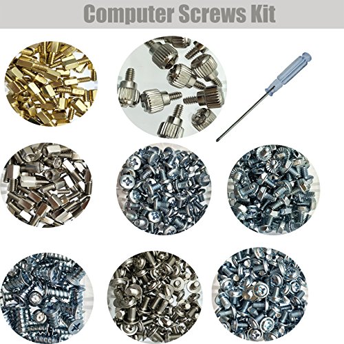CO RODE 660pcs Phillips Head Computer PC Spacer Main Board Standoffs Screws Assortment Kit for Hard Drive Motherboard Fan Power Graphics (Screwdriver Included)