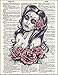 Day of the Dead Girl Color - Dictionary Art Print