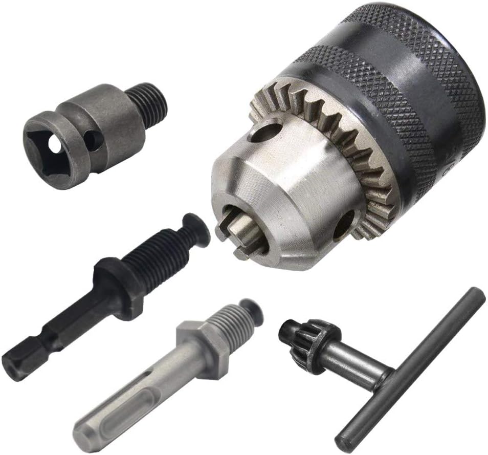 Bardland JT13 1.513mm Keyless Drill Chuck Converter 3/8 "24UNF