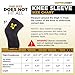 CopperJoint Knee Compression Sleeve Knee Support for Women & Men - Breathable Copper Infused Nylon - Non-Slip - For Pain Relief, Recovery, Swelling & Circulation – Single Sleeve Only (Medium)