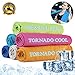 Cooling Towel, Instant Chilling Cold Towels for Sports, Swimming, Women, Yoga, Workout, Athletes, Gym, Neck, Golf, Travel Camping & More (12