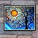 eGoodn 5D Diamond Painting Kit for Adults Van Gogh Dream Tree DIY Art Round Beads Full Drill 20x16inches / 50x40cm, Starry Night Moon Abstract Tree
