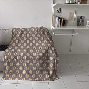 Painting-home Mantas de viaje Grunge Murky Barco ancla silueta con