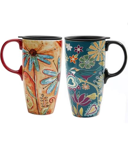 8 fl oz coffee mug Kati Von Lehman 8oz Coffee Mug in Rose