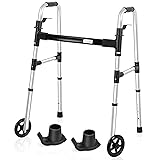 Loyoda Folding Walker with 2 Skis and