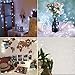 Weepong Solar String Lights, Outdoor String Lights with 100 LEDs 33 Foot Silver Copper Wire 8 Mode Waterproof Solar Starry Lights for Wedding Garden Home Party Patio Lawn Trees (Cold White 2 Pack)