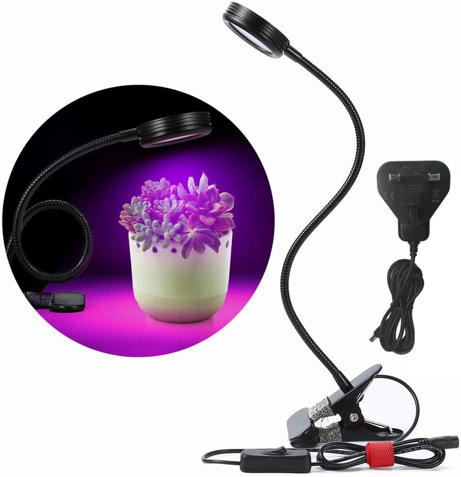 LED Gooseneck Grow Light Clip On Plant Lamp [Energy Class A+]