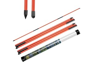 MSOAT Golf Alignment Stick, 2 Pack Golf Alignment Rods, 48" Foldable Alignment Sticks for Aiming Swing Posture Corrector, Golf Practice Trainning Aid Sticks with Tube Case