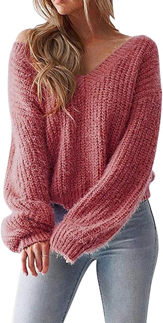 Pull Femme En Laine Mérinos 100% - Manches Longues, Col Rond - Coupe Ajustée, Style Décontracté