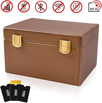 OCOOPA caja de bloqueo de señal para llave de coche, caja de Faraday para llaves de