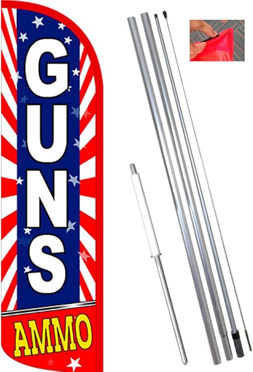 Amazon Com Vista Flags Guns Ammo Starburst Windless Feather