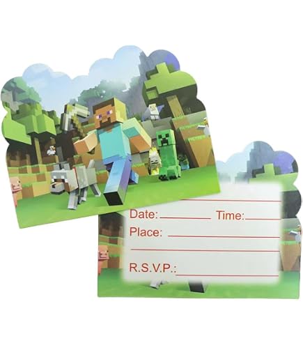 Batik-Bowling-Geburtstagseinladungen – 20 Karten Mit Umschlägen, 10,2 X 15,2 Cm, Für Kinder & Erwachsene