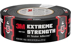 3M Extreme Hold Duct Tape, 2830-B, 1.88 in x 30 yd (48 mm x 27.4 m), 1 Roll