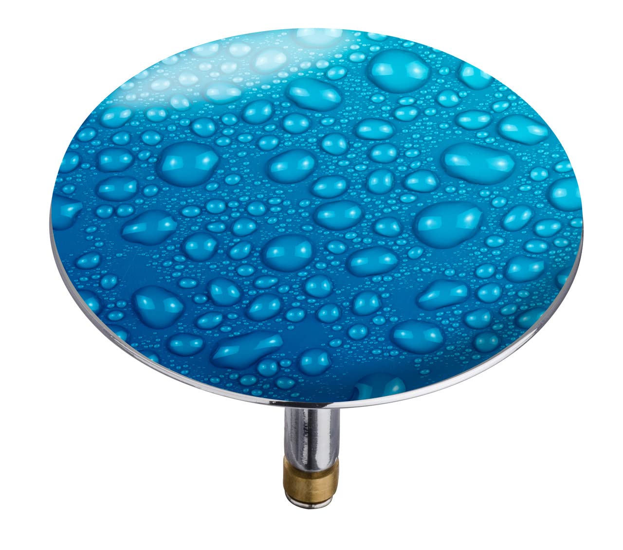 WENKO Pluggy Waterdrops Drain Plug, Multi-Colour, 7.5 x 7.5 x 6 cm