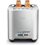 Sage by Heston Blumenthal BTA825UK the Smart Toaster 2 Slice Motorised Toaster - Silver