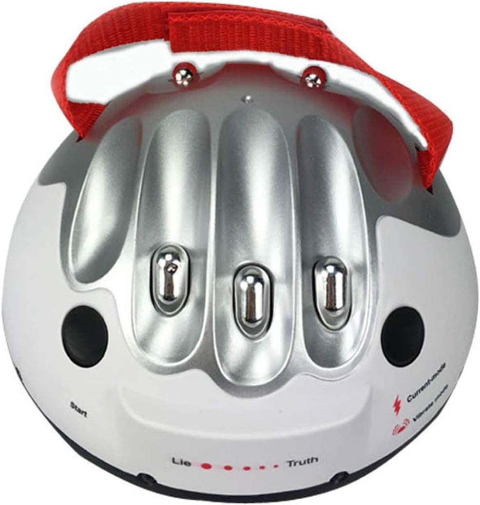 Polygraph Shocking Liar Micro Electric Lie Detector Test Truth Dare Game (silver) Jasnyfall