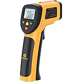 FIXKIT Digital Laser Infrared Thermometer, Non-contact Accurate Surface Temperature Gun with Laser Sight MAX Display (-58℉~1202℉/-50℃～650℃)