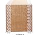 DOTHOUSE Lace Burlap Table Runners- 12 X 108 Inches Natural Jute Table Runner,Rustic Table Runners For Shabby Chic Wedding Party,Indoor and Outdoor Events
