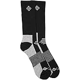 Columbia Cotton Crew - Arch/Ankle Support, Mesh Vent, 3 Pair, M10-13