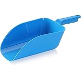 New Star Foodservice 34462 Polycarbonate Plastic Utility Ice Scoop. Blue, 64-Ounce