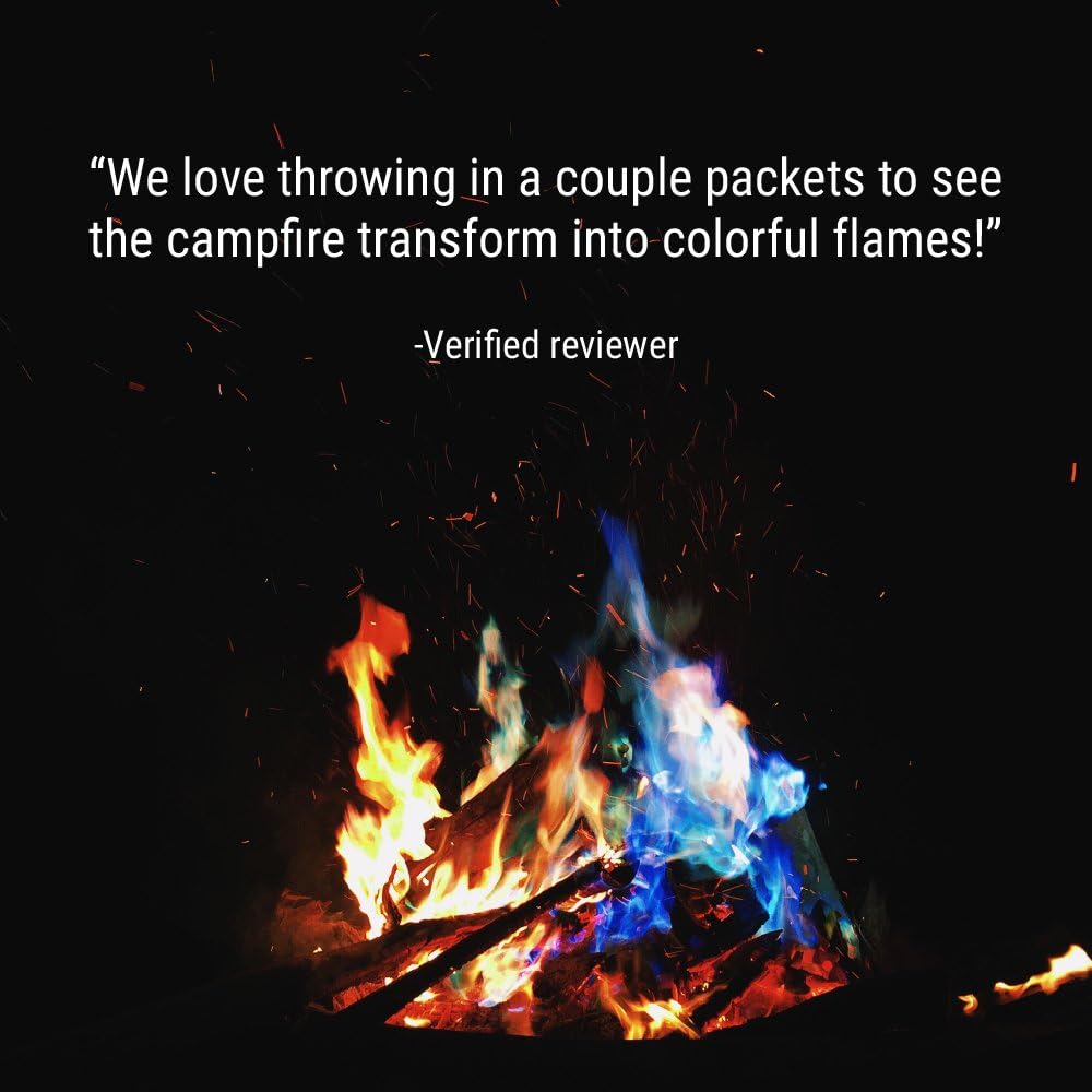 Magical Flames Ultimate Flames Color Your Fire! Now 35% Bigger and Better! (12) : Garden & Outdoor