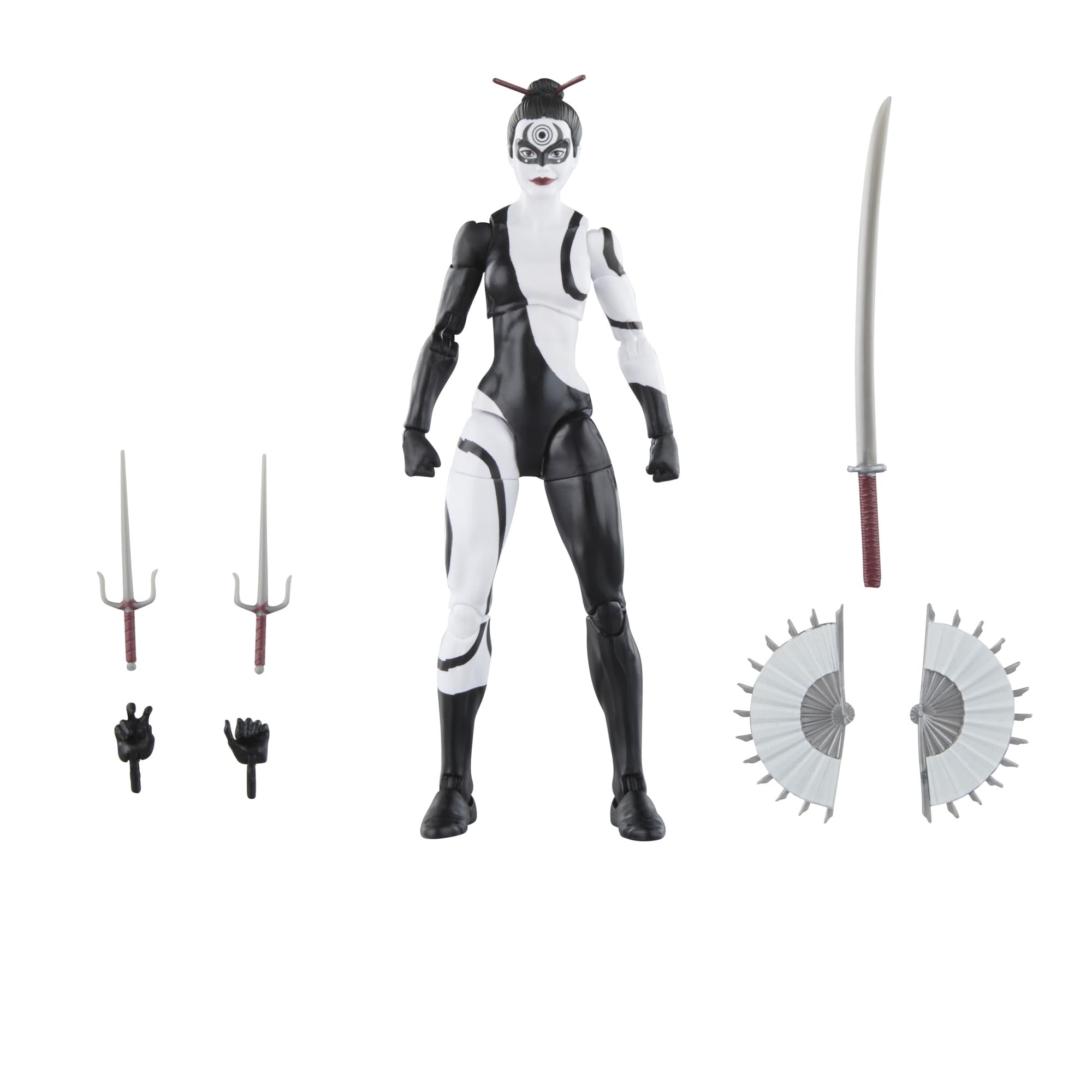 Marvel Hasbro Legends Series Lady Bullseye, Knights Collectible Comics 6 Inch Action Figures, Legends Action Figures