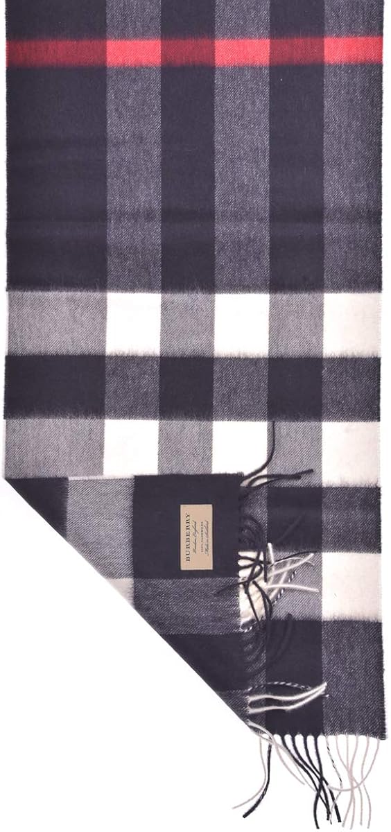 sciarpa burberry blu