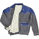 ANB Collection Back To Future Marty-McFly Grey Denim Jacket For Mens-Retro Vintage Mcfly Jean Jacket