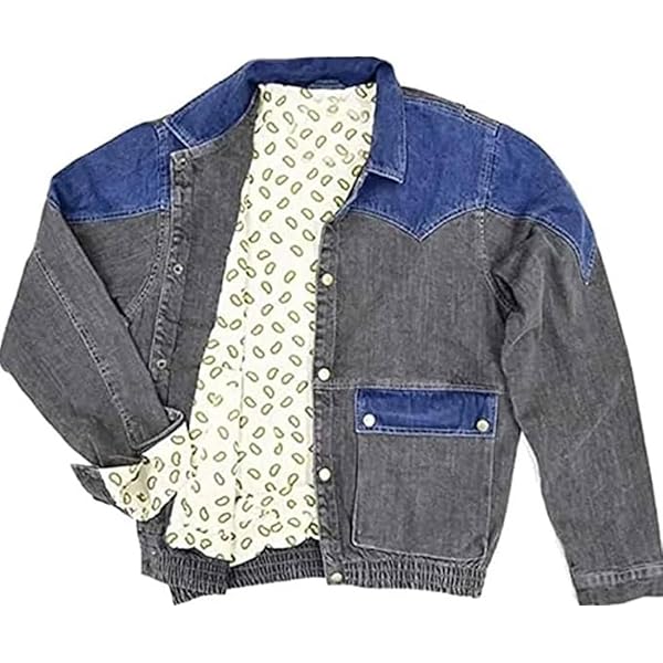 Crissman Designs Marty Back to the Future Mcfly Men Blue Denim