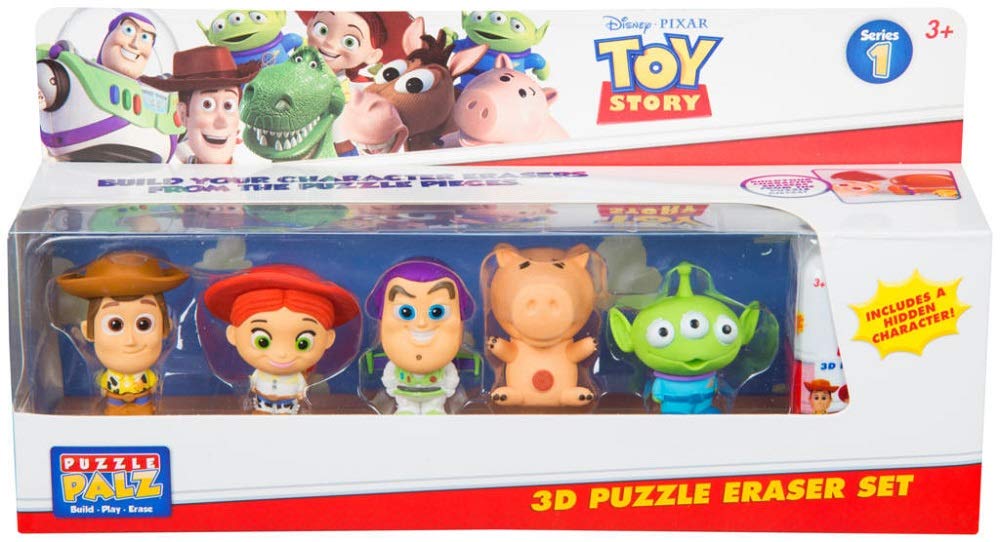 Disney Toy Story 4 Collectable Characters With Woody, Jessie, Buzz, Hamm, Alien | Make Your Own Toy | Collectable Toys For Boys Or Girls, Kids Play Action Figure Accessories + 1 Extra Figurine
