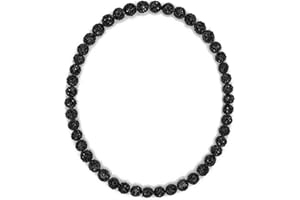 NEXIULT Baseball Bead Necklace for Men, 16/18/20" Ice Necklace Cool Gifts, Rhinestone Bling Inspired Sports Jewelry Gift