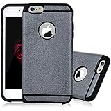 6s Case, iPhone 6&6s Case - TURATA [Heavy Duty] Dual Layer Air Cushion Hard Plastic TPU Protective Case Bumper with Dust Plug Design for iPhone 6&6s (4.7 inch) - Gray