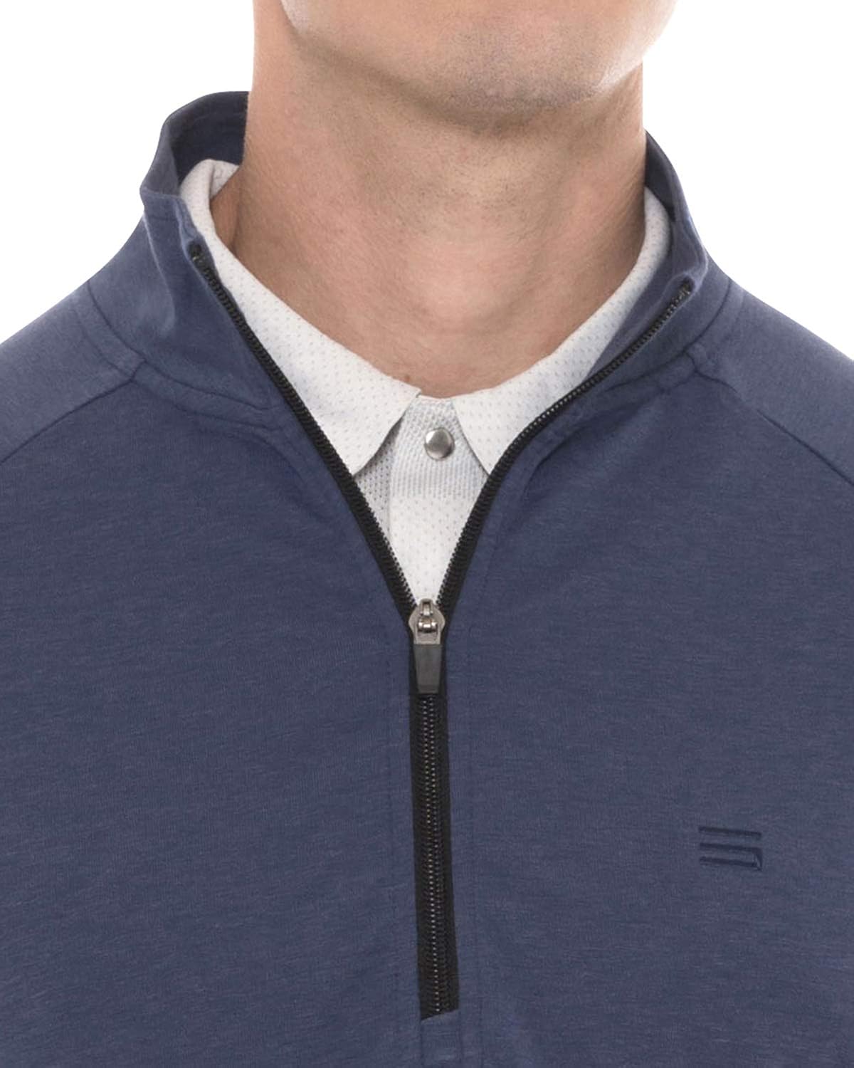 Mens Lightweight Dry Fit Pullover - Long Sleeve Half Zip Golf Jacket for Men: Clothing