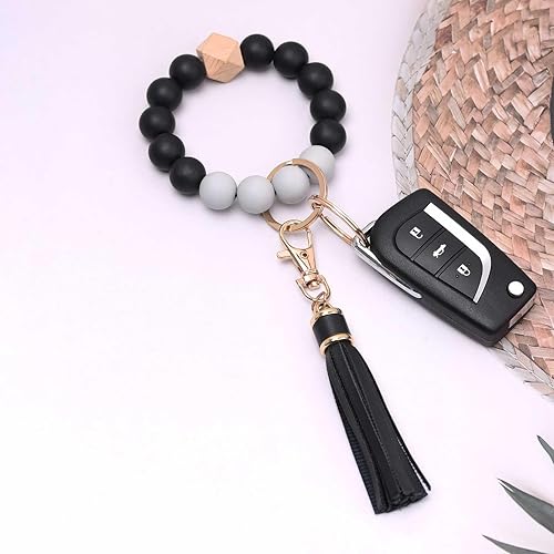 Amazon Key Ring Bracelet Leather Leather Big O® Key Ring Cheetah