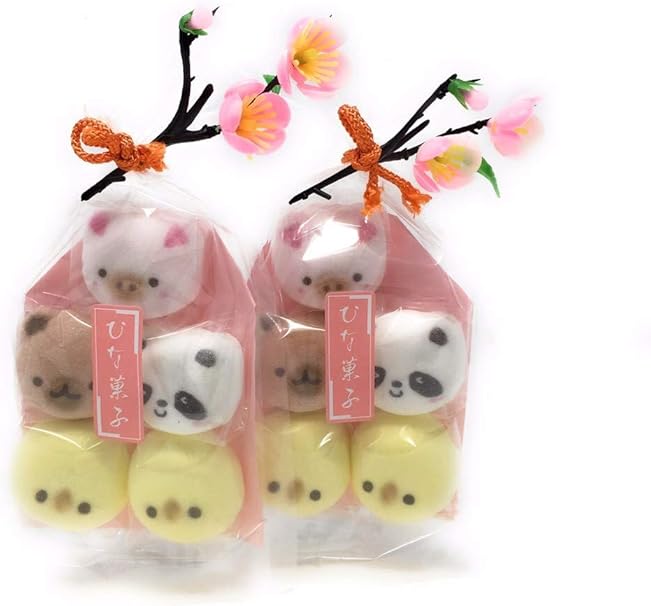 Amazon ひなまつり どうぶつほうずい 6個 たのしいひなまつり 和菓子 通販