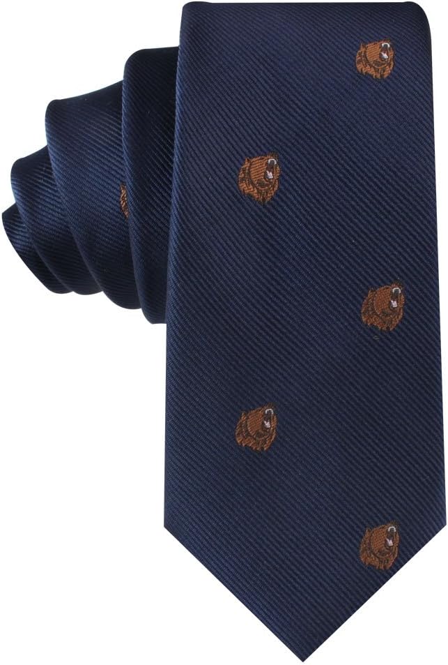 Animal Ties | Woven Skinny Neckties | Gift for Men | Work Ties for Him | Birthday Gift for Guys