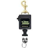 Gear Keeper Scuba Retractable Lanyard for Dive Console &amp; Depth Gauge | Scuba retractor clip, keeps scuba gear &amp; diving accessories secure &amp; accessible, USA made gauge console clip
