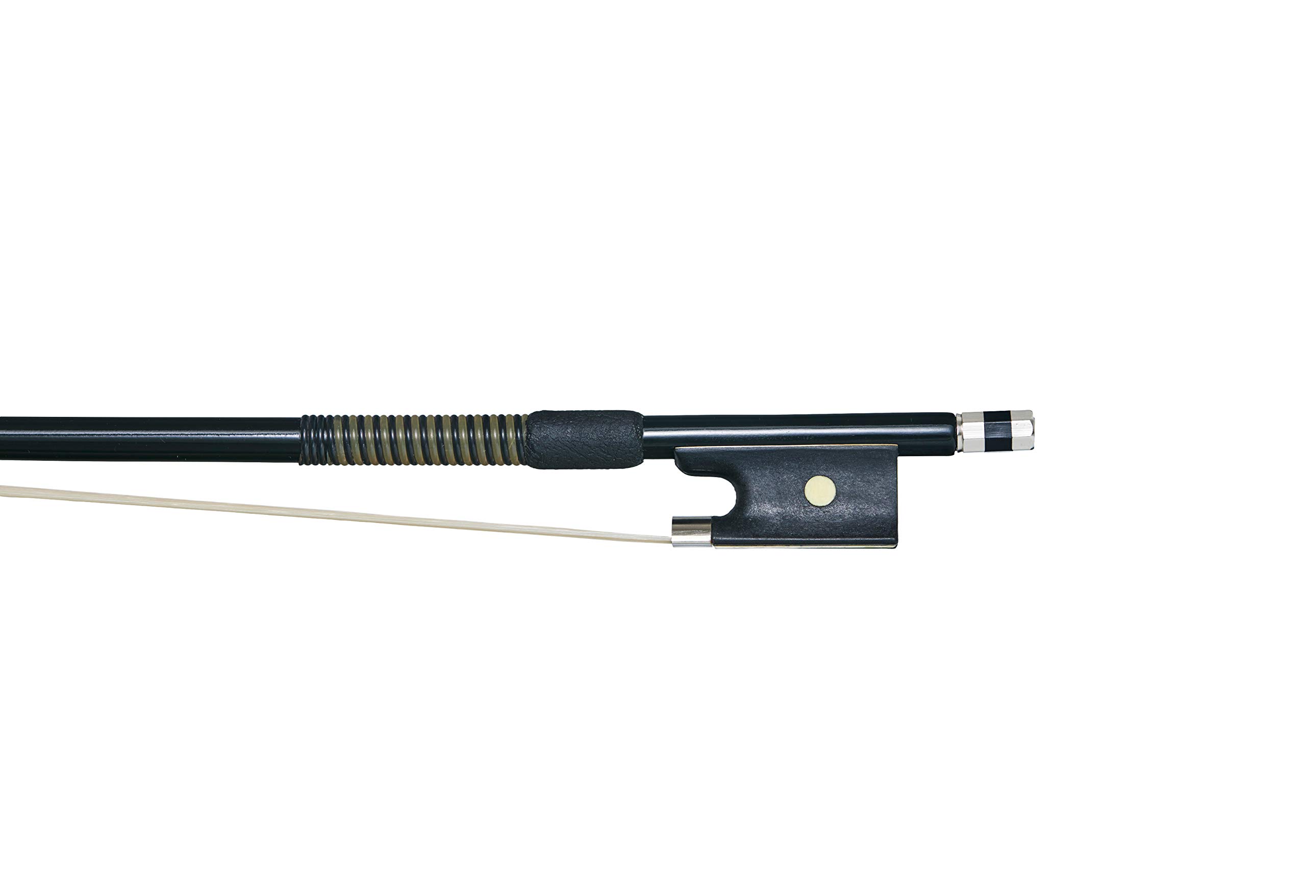 P&H Violin Bow Black Fibreglass with Natural Hair 4/4