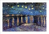 CANVAS PRINT - Van Gogh - Starry Night over the rhone - 24x36