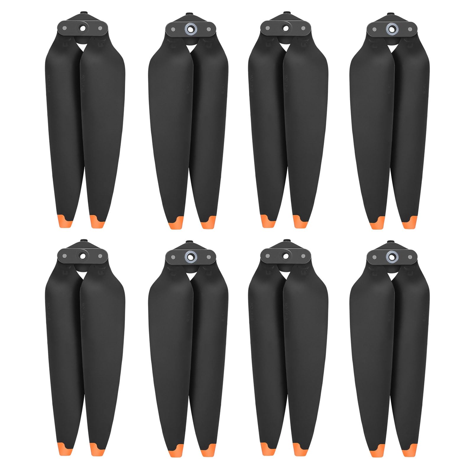 Craznick 8 pcs Propellers for DJI Air 3/3S Replacement Prop Blades Spare Propeller Blade Quick-Release Low Noise 8747F Wings for DJI Air 3/3S Drone Accessories Orange Tips