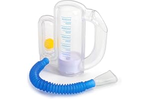 Incentive Spirometer Adult,Spirometer For Breathing Exercise,Breathing Exerciser For Lung