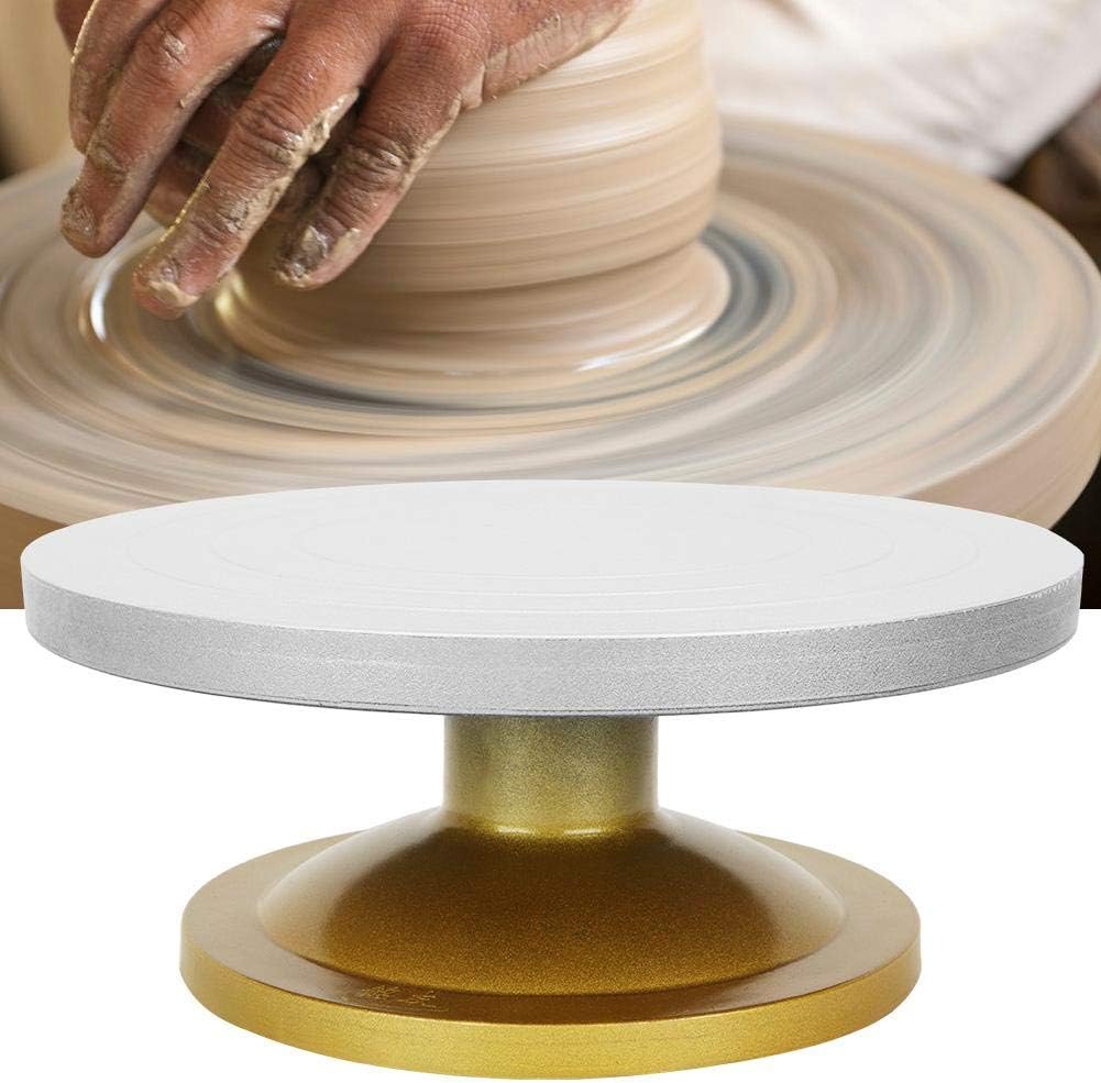 Sculpting Wheel, 9" 12" 13" Diameter Metal Pottery Banding Wheel Pottery Wheel Turntable Potters Wheel Sculpting Wheel Rotating Table(30cm)