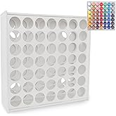 Anmboor Acrylic Paint Organizer 49 Holes Craft Paint Storage for Apple Barrel, Folkart 2oz Craft Paints