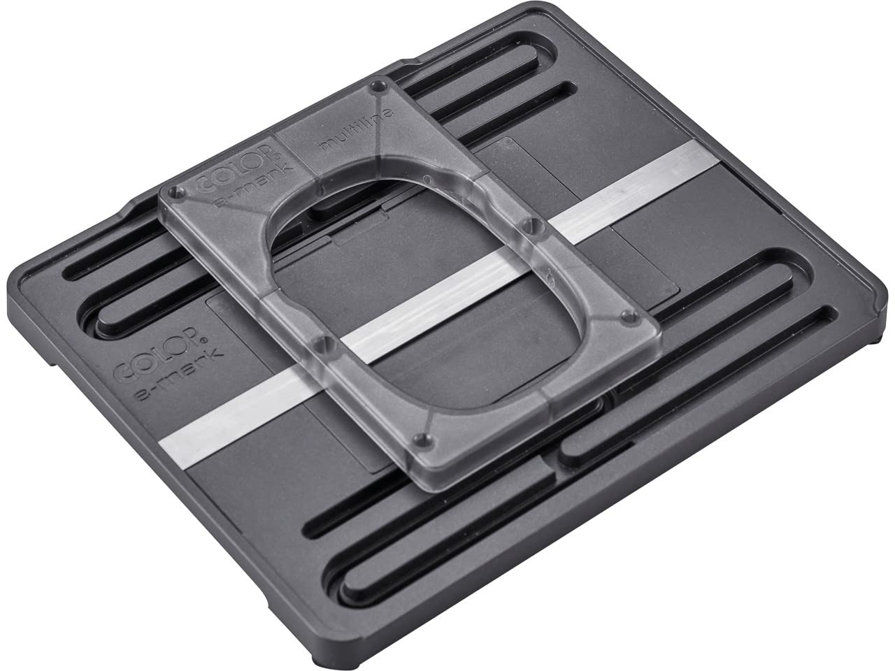 Colop e-Mark Multiline Printing Tool Set (Multi-Line Printing Tool) for Creating and Printing Business Cards Made of Paper or Plastic, Black, 155719