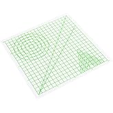 3D Printing Pen Silicone Design Mat, Transparent 3D Pen Mat 8.7 X 8.7in, Flexible Two Sided Heat Resistant Silicone, 3D Pen A