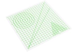 3D Printing Pen Silicone Design Mat, Transparent 3D Pen Mat 8.7 X 8.7in, Flexible Two Sided Heat Resistant Silicone, 3D Pen A