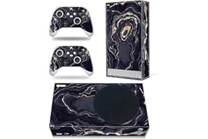 CXWITHY Skin Sticker Compatible with Xbox Series S Console and Controllers Protective Vinyl Decal Wrap Cover Compatible with Microsoft Xbox Series S (Black Graffiti)