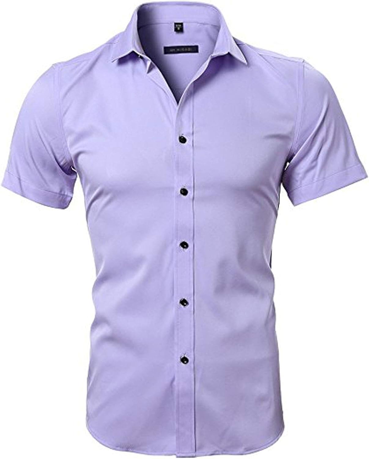 short sleeve slim fit dress shirt